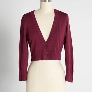 ModCloth cropped cardigan